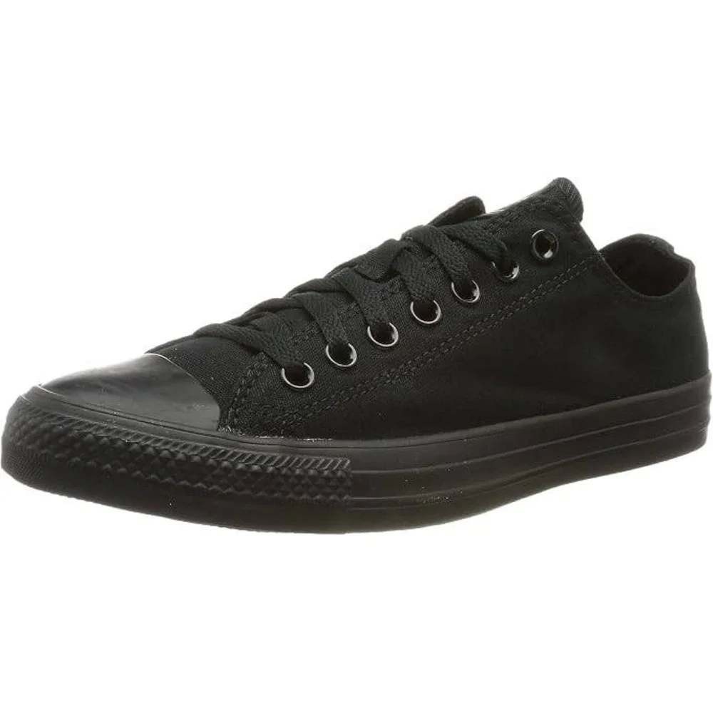 Converse Chuck Taylor All Star Low Top Monochrome Black Sneakers Mens 8